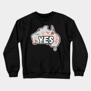 Yes Vote To The Voice Uluru Statement To Parliament Gifts Crewneck Sweatshirt